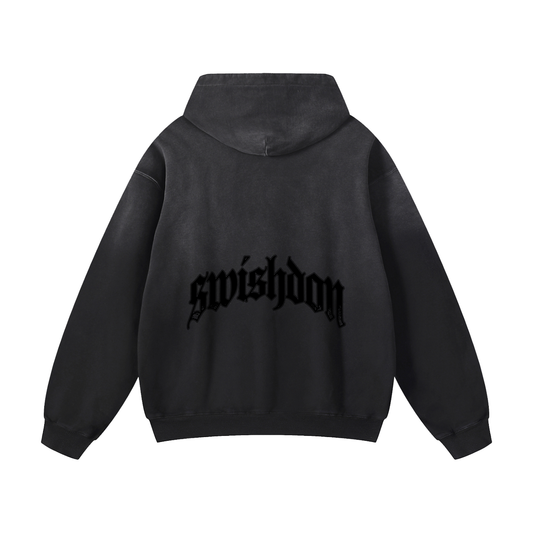 essential heavyweight sunfade oversized hoodie