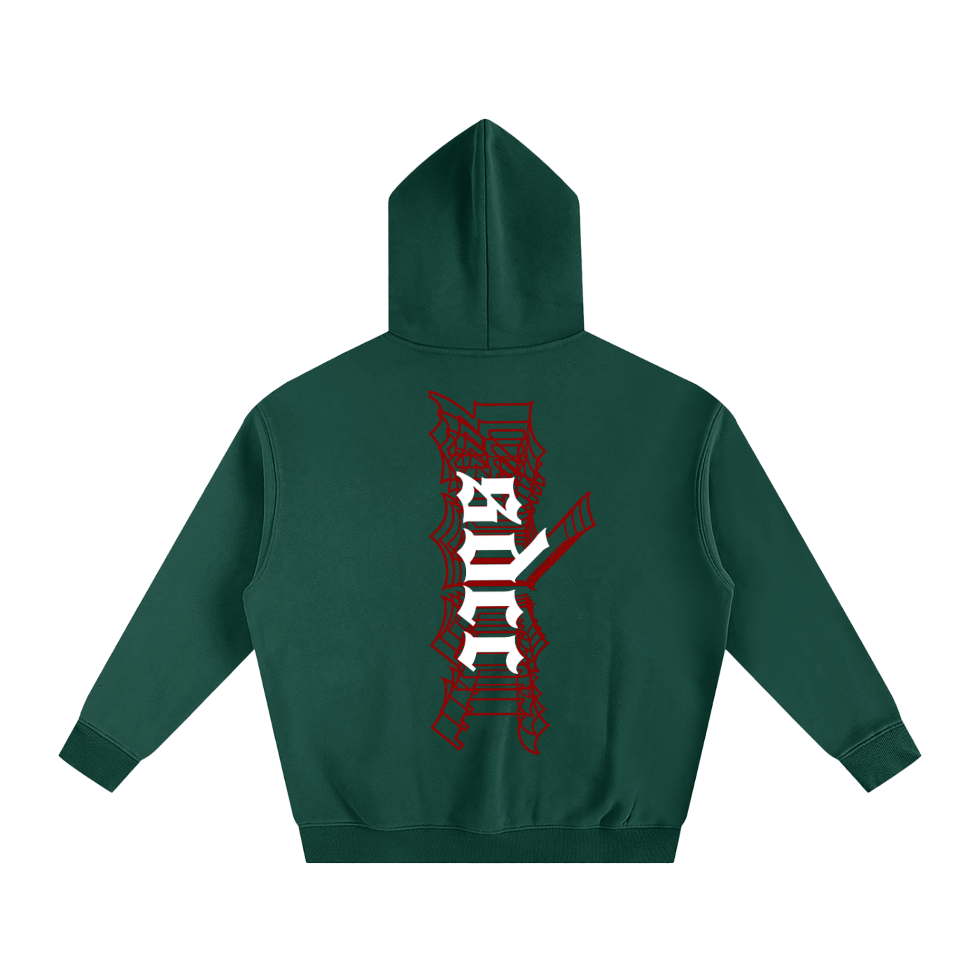 oversize fleeced hoodie