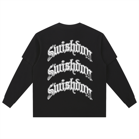 tripled t long sleeve tee