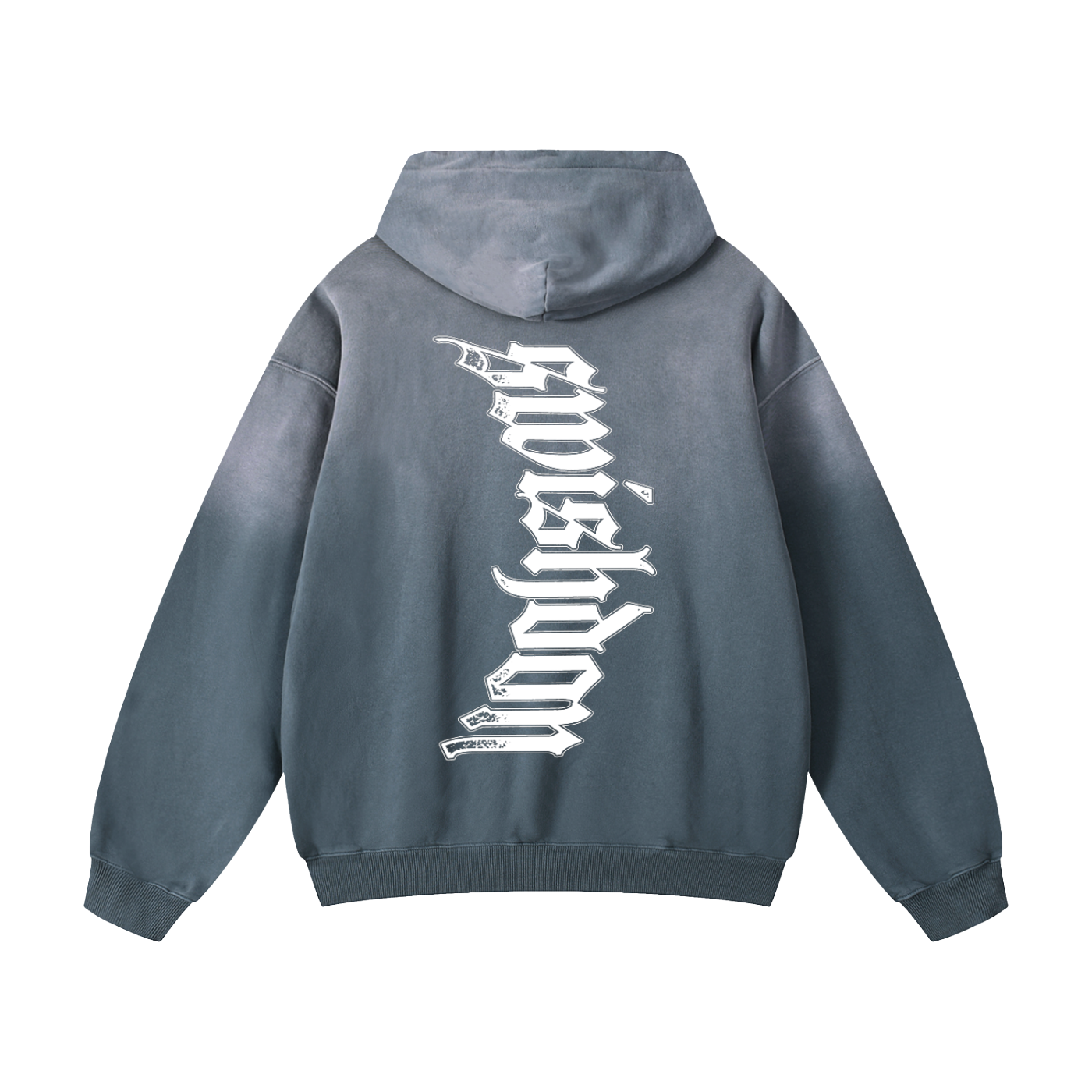 logo sunfade oversized oodie