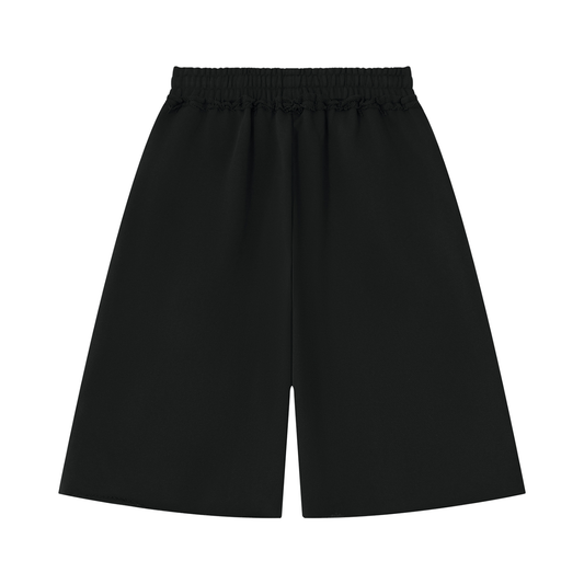 heavyweight raw edge shorts