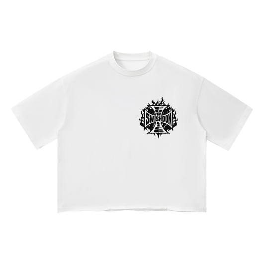 cross wash boxy tee