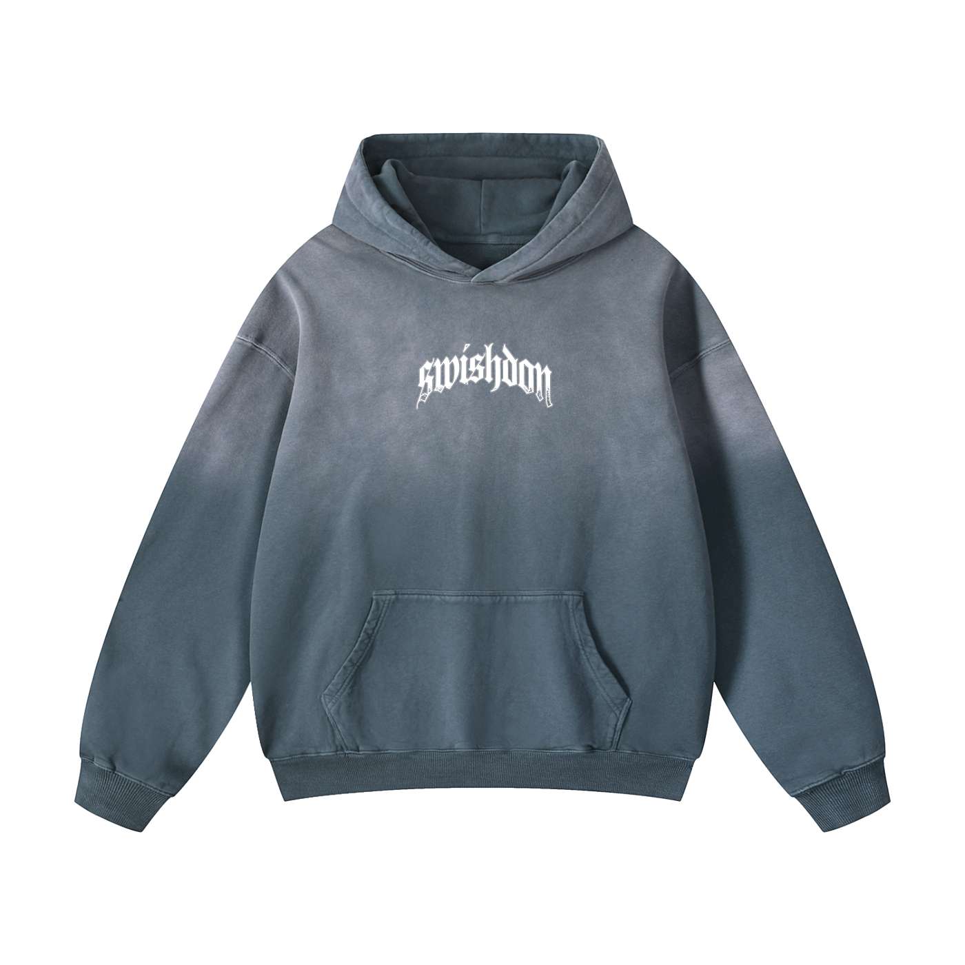 logo sunfade oversized oodie