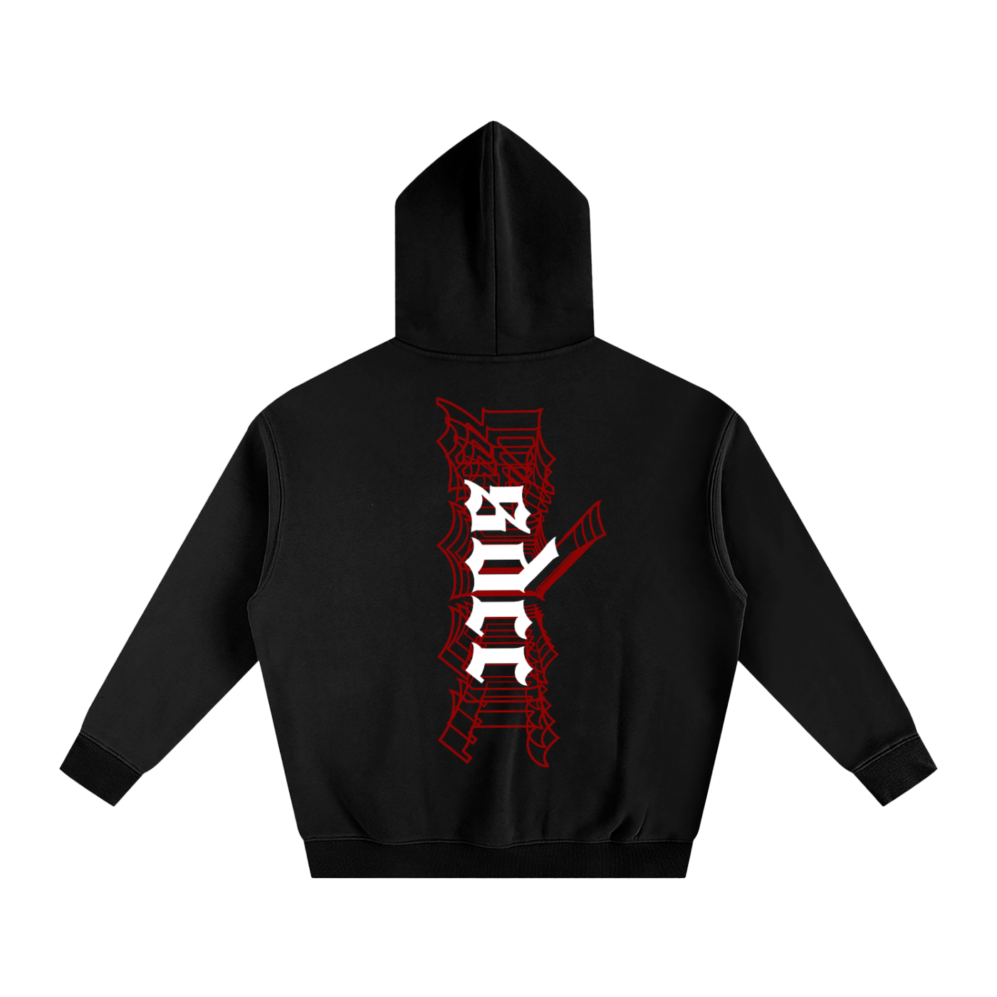 oversize fleeced hoodie