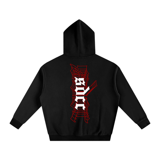 oversize fleeced hoodie