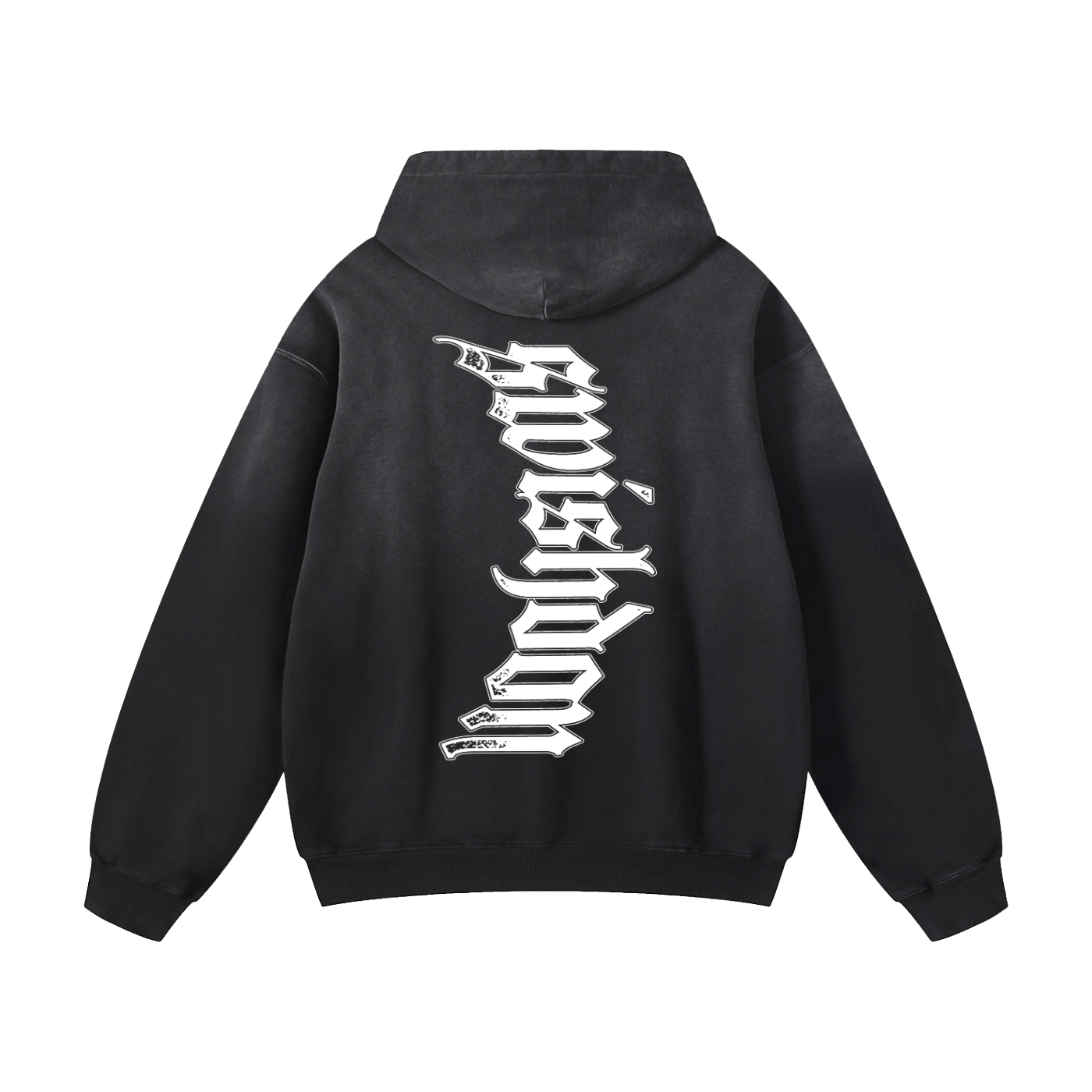 logo sunfade oversized oodie