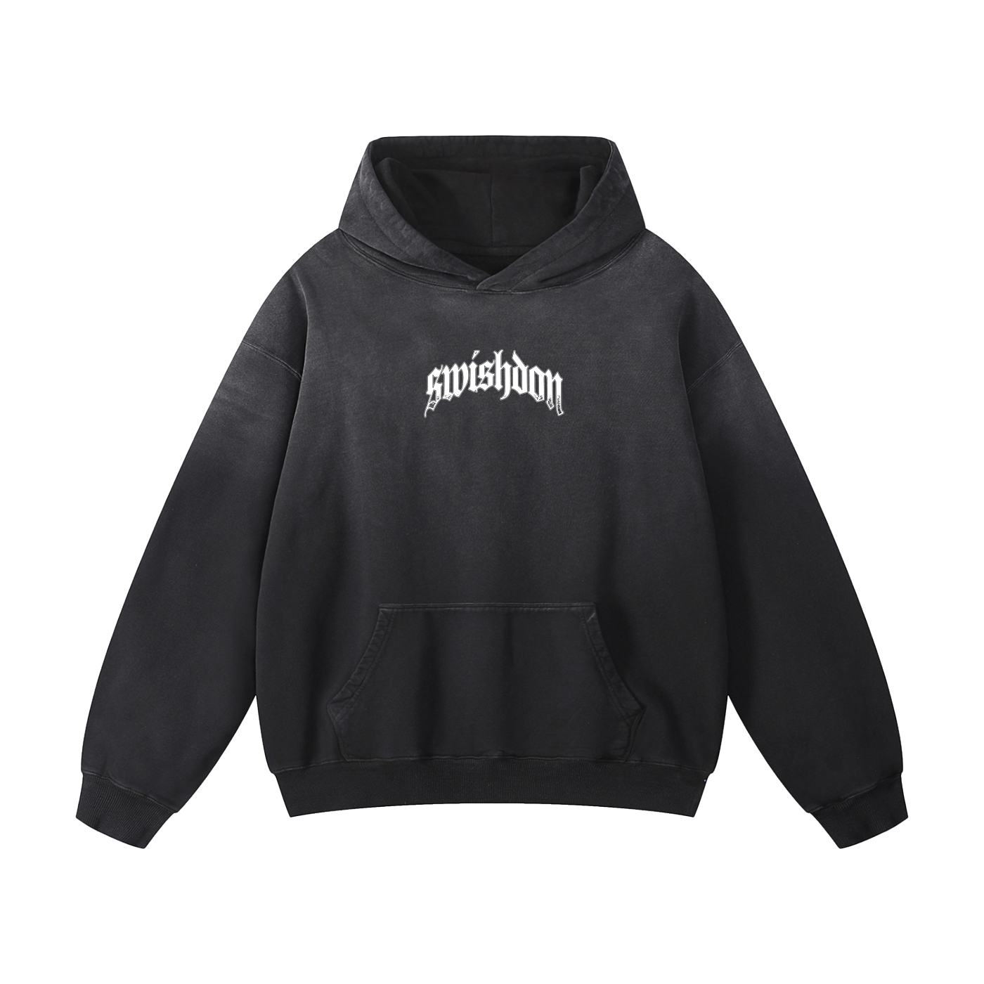 logo sunfade oversized oodie