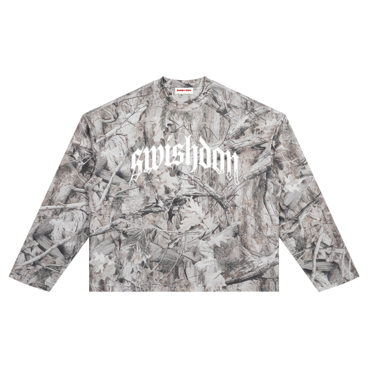curve tree camo waffle tee