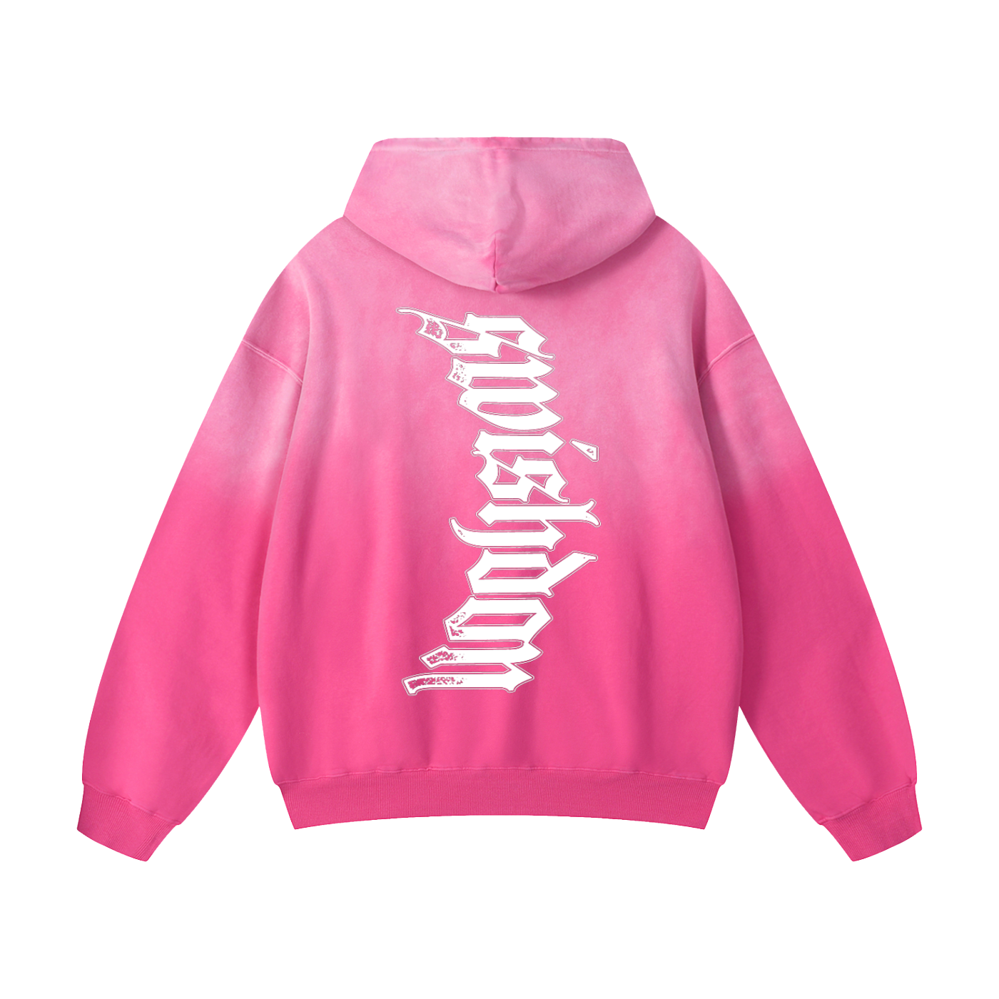 logo sunfade oversized oodie