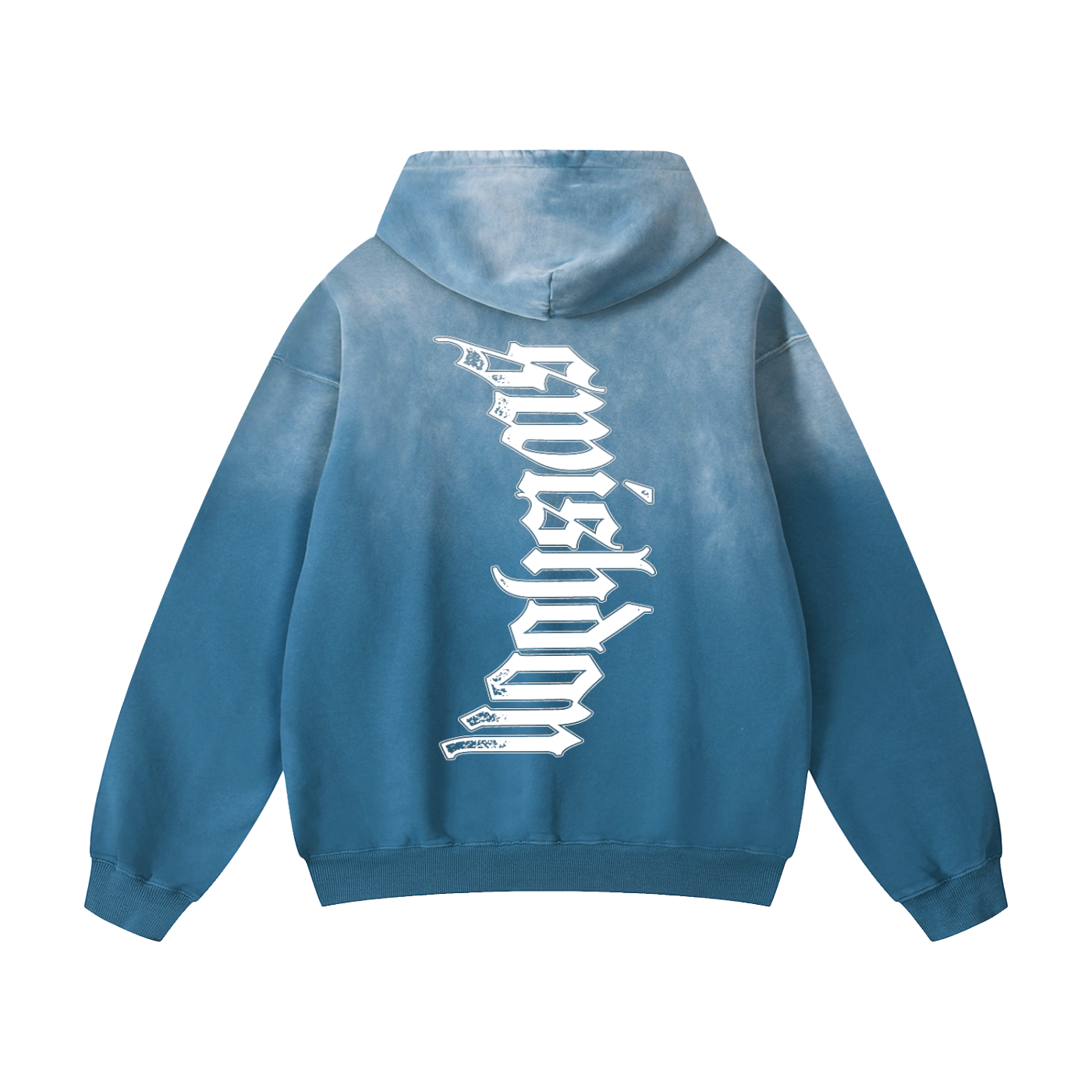 logo sunfade oversized oodie